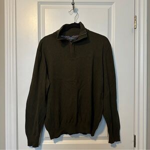 Cashmere & Cotton 1/4 zip Sweater